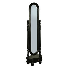 Felicity Mahogany Wood Standing Mirror