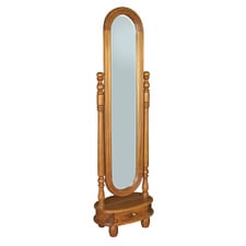 Felicity Mahogany Wood Standing Mirror