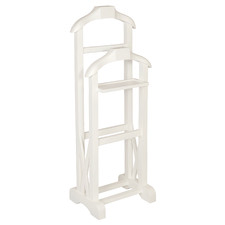 Humphrey Mahogany Wood Double Valet Stand