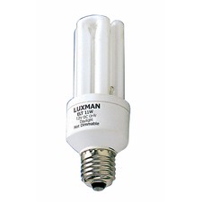 12V DC 15W Globe Fluorescent Bulb 6000 Hours in Day Light (Set of 10)