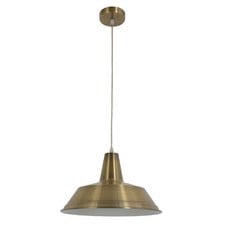 Gair Shallow Dome Steel Pendant Light