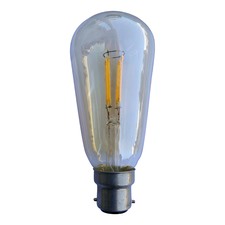 Novelle B22 Tubular 4W Dimmable Filament Bulb