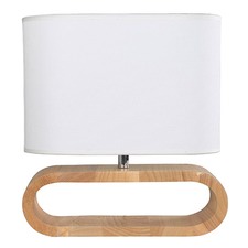 33cm Bailey Wooden Table Lamp