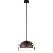 Black Ehen 1 Light Iron Pendant