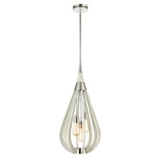 Bonito Wood Cage 3 Light Pendant Light