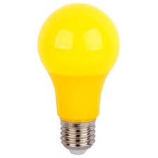 Flyaway E27 Pear 7W Yellow Insect Repellent LED Bulb