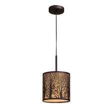 Aged Bronze Autumn Pendant Light