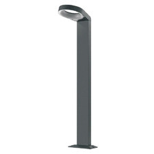 Grey Hoop LED Aluminium Bollard