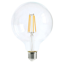 Vale E27 Round 6W Dimmable LED Filament Bulb