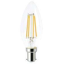 Candle Dimmable LED Filament Bulbs (Set of 10)