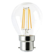 Brassmere B22 Round 4W Dimmable LED Filament Bulb