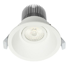 Forge 90mm Cut Out LED 9W Low Glare Tri-Colour Recessed Downlight