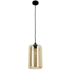 Mason 36cm Cylinder Glass Pendant Light