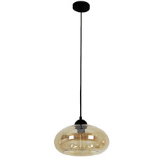 Mason Oval Steel & Glass Pendant Light