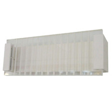 Vienna Matte Glass White Wall Light