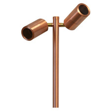 MR16 2 Light Copper Garden Spike Light