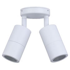 Lustro MR16 Aluminium Adjustable Double Exterior Spotlight