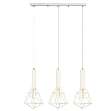 Band Iron 3-Light Linear Pendant Light