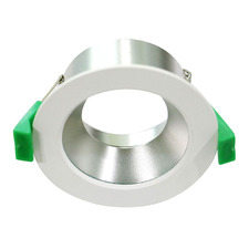 Low Glare Arc Downlight Fitting with Silver Reflector