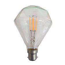 Diamond B22 Pear 3.5W Decorative LED Filament Bulb