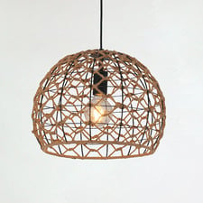 Canamo Dome Hemp Rope Pendant Light