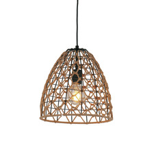 Canamo Bell Hemp Rope Pendant Light