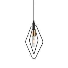 Contour Diamond Iron Pendant Light