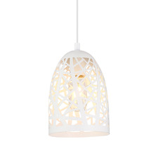 Escama Laser-cut Iron Pendant Light