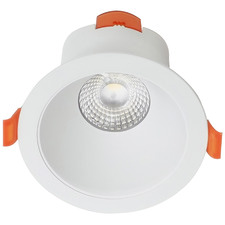 Forge 90mm Cut Out LED 10W Low Glare Tri-Colour Recessed Downlight