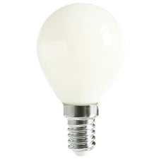 Sorelli E14 Round 4W Frosted LED Filament Bulb