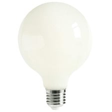 Burnham E27 Fancy Round 8W Frosted LED Filament Bulb