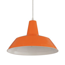 Divo Shallow Dome Steel Pendant Light