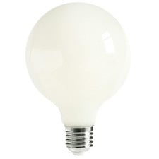 Burnham E27 Fancy Round 6W Frosted LED Filament Bulb