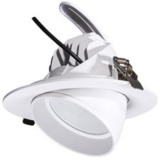 Vector 165mm Cut Out LED Snorkel Dual Power Gimble Recessed Downlight