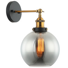Pesini Glass & Iron Wall Sconce