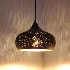 Marrakesh Perforated Metal Pendant Light