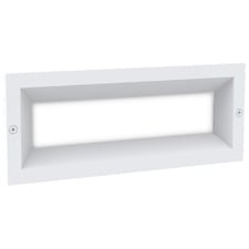 Frosted Recessed 13W LED Outdoor Wall Light
