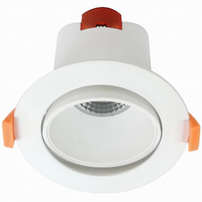 Forge 90mm Cut Out LED 9W Gimble Recessed Downlight