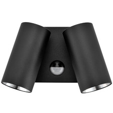 Double Adjustable LED Pillar Light with Sensor