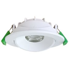 Saturn White 90mm Cut Out LED Tri-Colour Recessed Downlight
