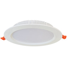 Occult White 195mm Cut Out LED Tri-CCT Recessed Downlight
