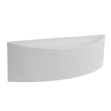 Bristol Aluminium Tri-Colour LED Up/Down Wall Light
