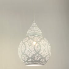 Marrakesh Bell Iron Pendant Light