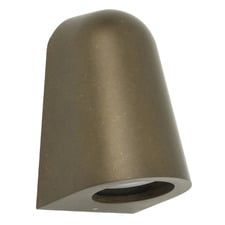 Conway GU10 Brass Outdoor Wall Light