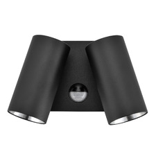 Double Adjustable LED Pillar Light with Sensor