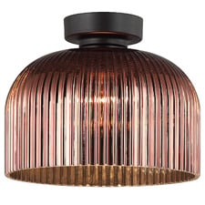 Xamira Iron & Glass DIY Batten Fix Light