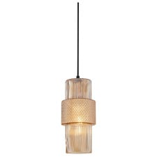 Elio Iron & Glass Pendant Light