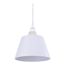 Anson Travertine & Iron Pendant Light