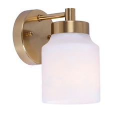 Noemi Alabaster & Brass Wall Light