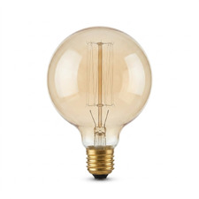 Ravello E27 Fancy Round 25w Carbon Filament Bulb